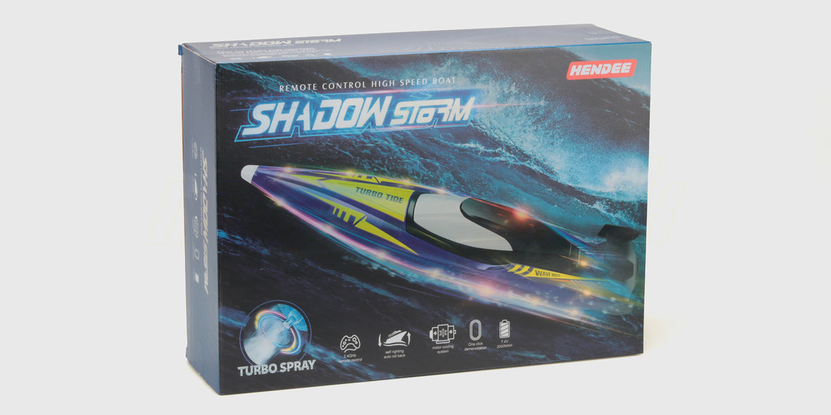 Emballage til Shadow Storm fjernstyret speedbåd