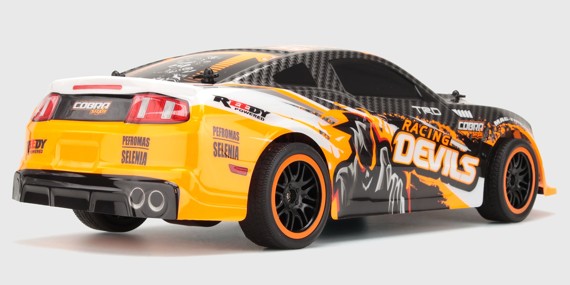 Orange Xtreme Racer Rally Sprint set skråt bagfra