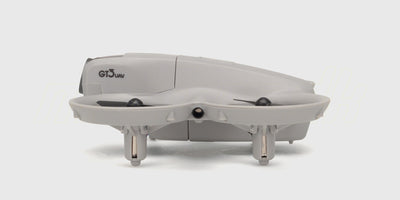 Sort Drone GT3 fjernstyret drone med foldbare arme og propeller vist på en hvid baggrund.