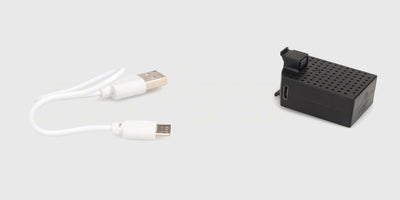 Grå Helikopter C186 med single-rotor og altitude hold til stabil flyvning for begyndere.