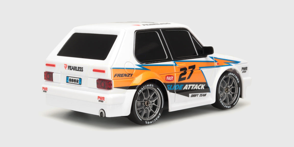 Q-drift GTI Hvid set skråt bagfra