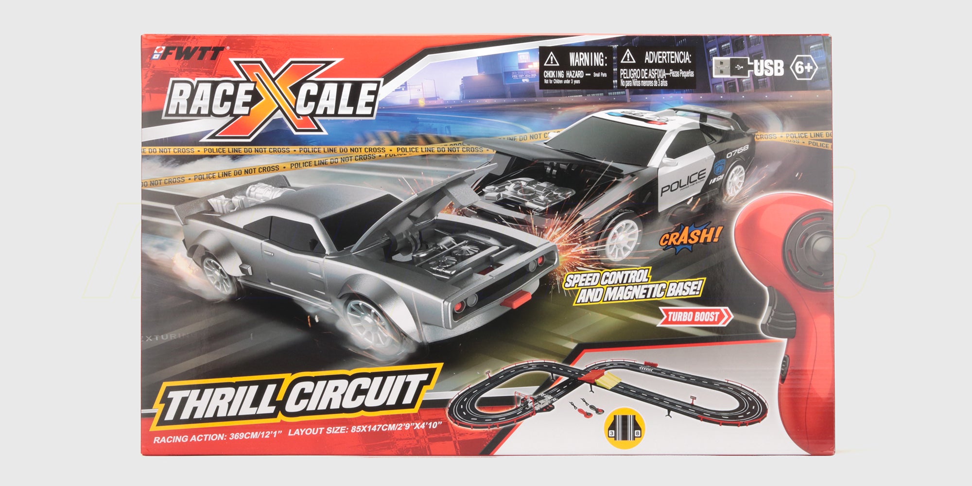 Racetrack Police Chase