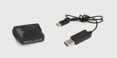 Batteri og USB-C-ladekabel til Rolling Drone
