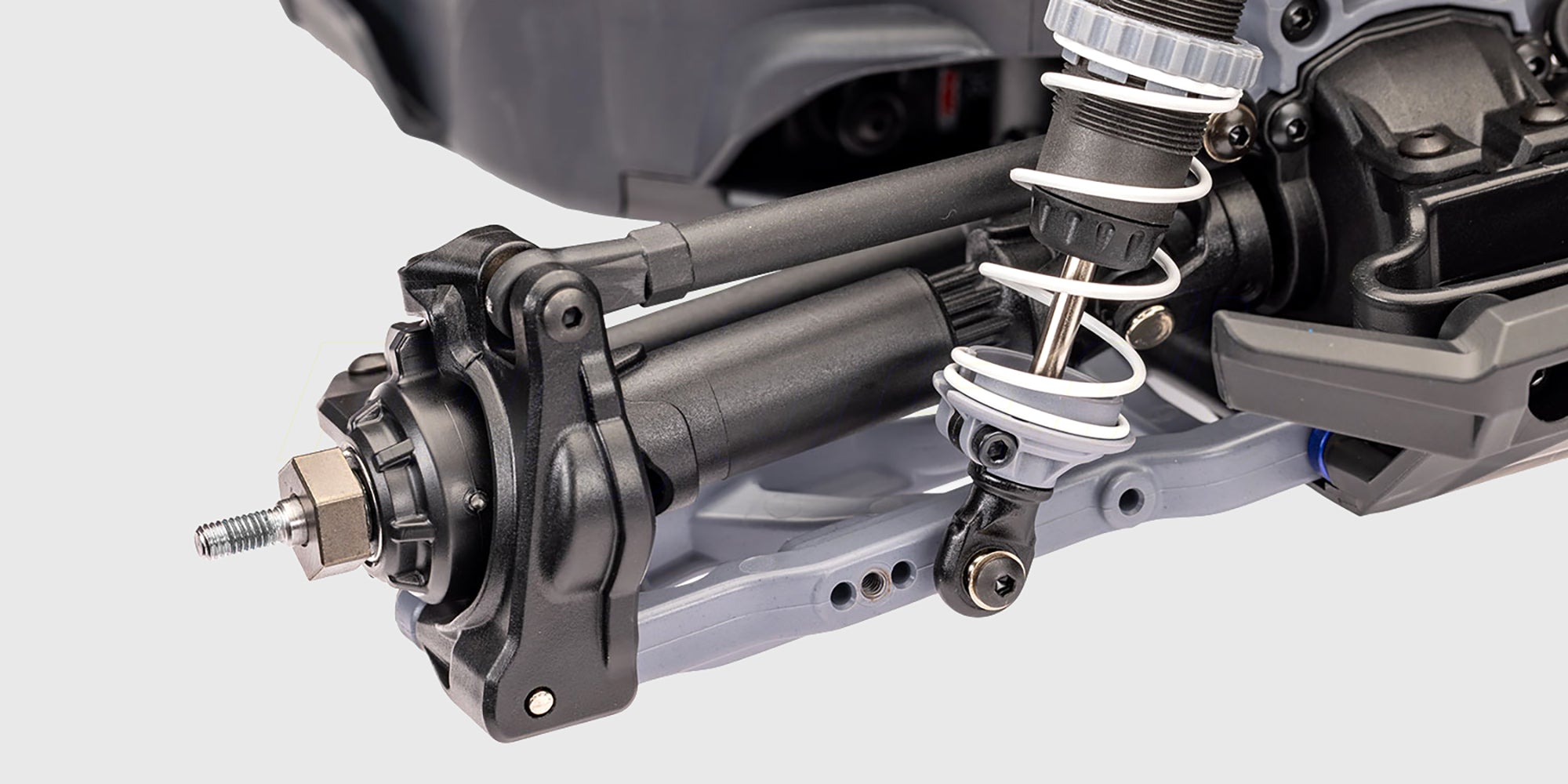 Bageste differentialehus og ophæng på Traxxas Rustler 2WD Brushless VX3