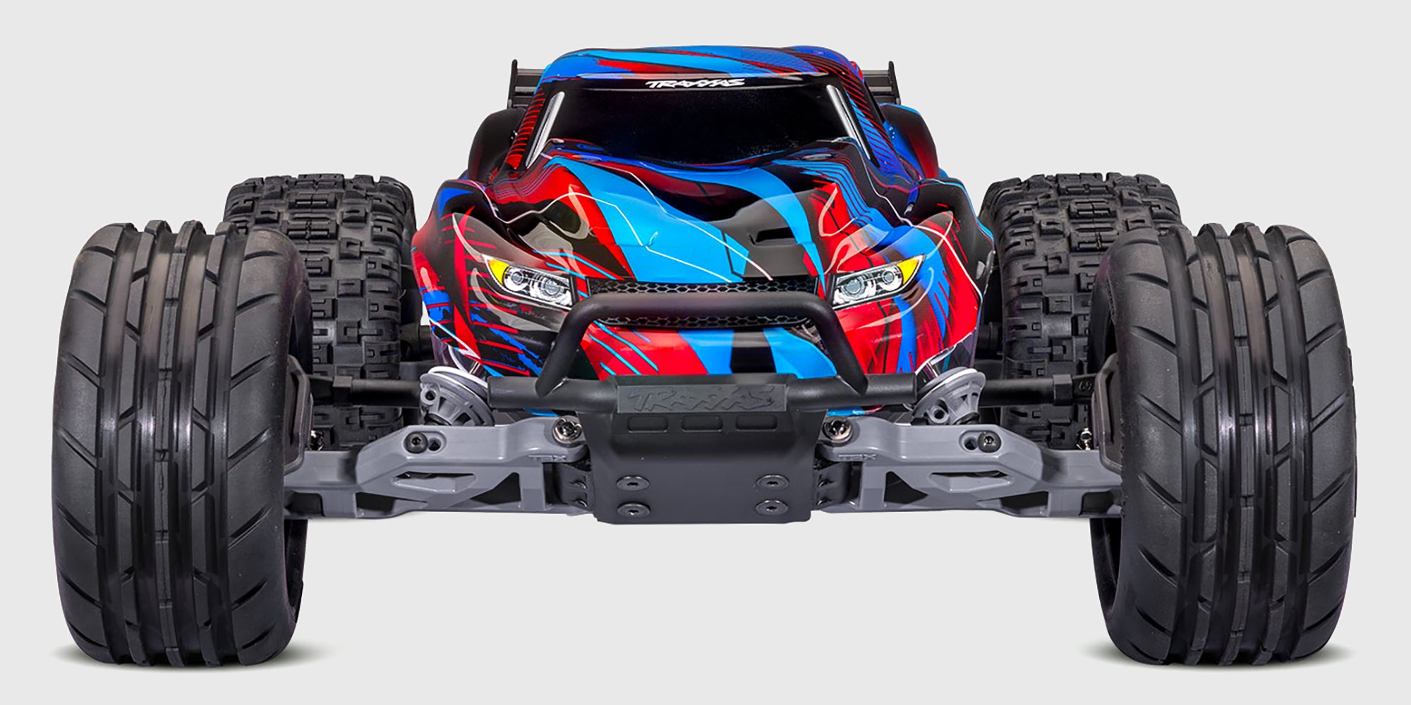 Traxxas Rustler 2WD Brushless VX3 set forfra