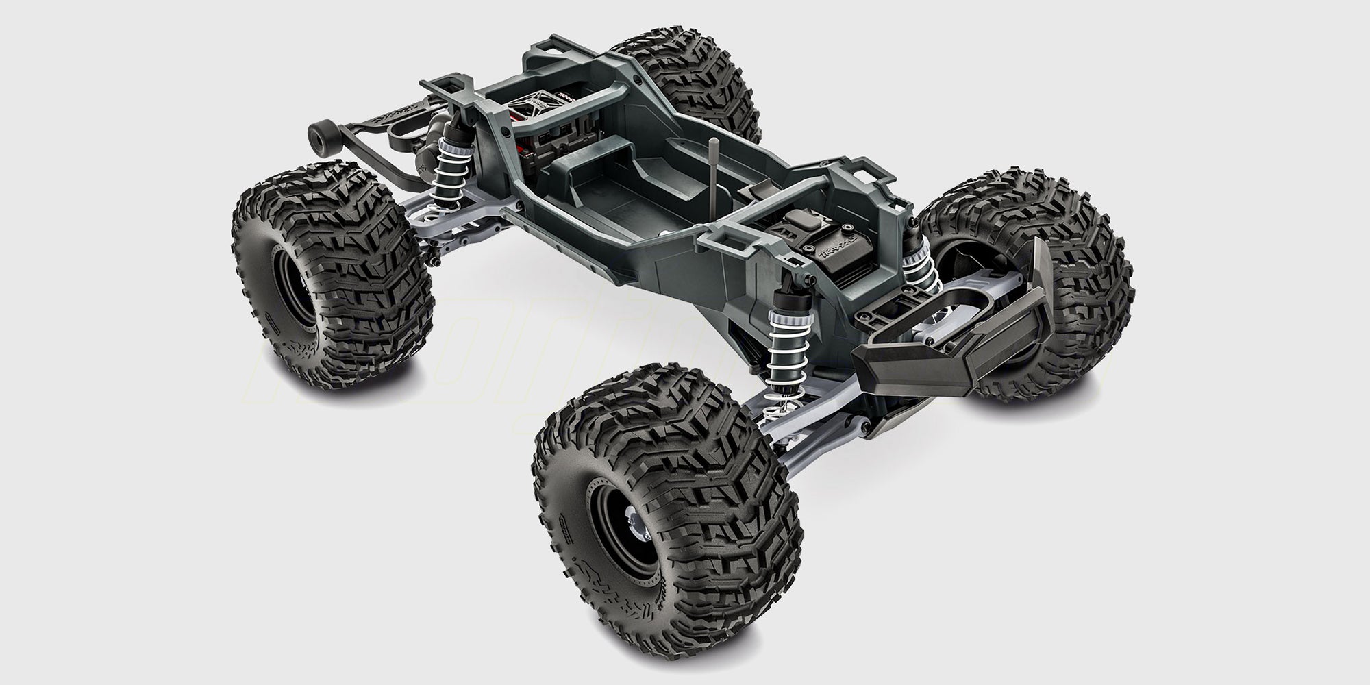 Chassis på Traxxas Stampede 2WD Brushless VX3 uden karosse