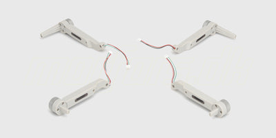 Sort bærearm i plast til Recon XV1 fjernstyret bil vist på en hvid baggrund.